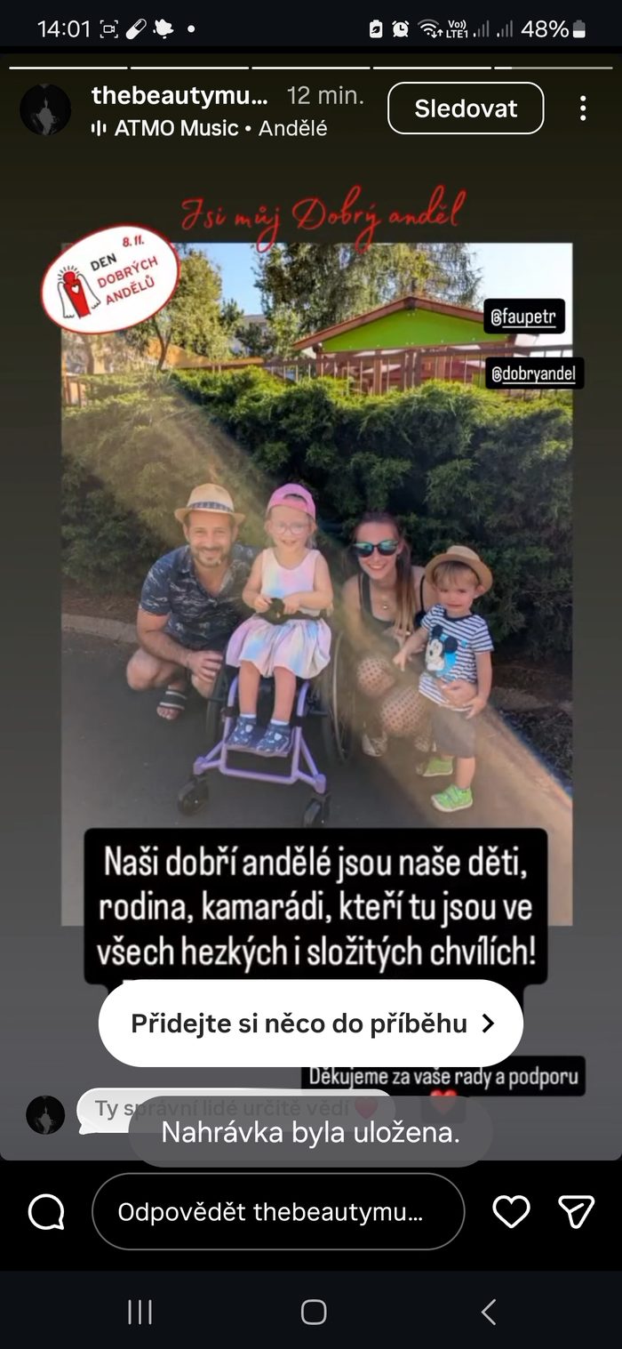 Poděkování od srdce s využitím gifů od Thebeautymum